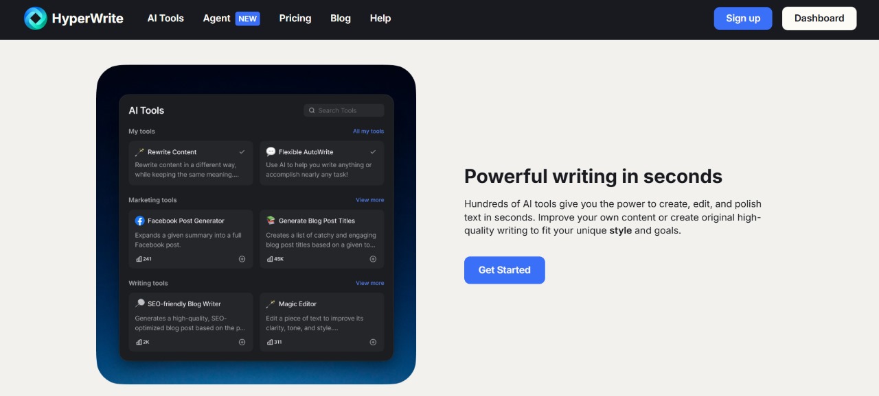 Source: Hyperwrite AI Affordable AI writing tools - HyperWrite