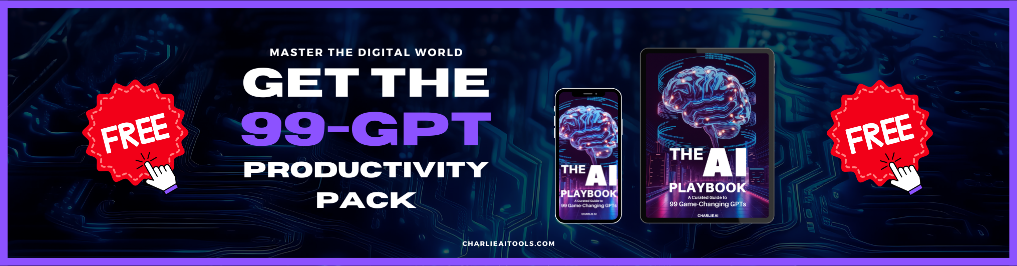 Free AI Playbook – 99 GPT Productivity Pack (Banner)